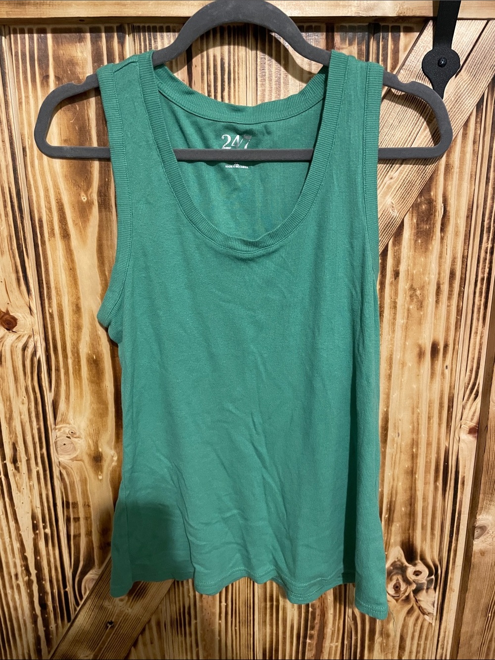 Everyday Scoop Neck Tank Top in Forest Green - Women's